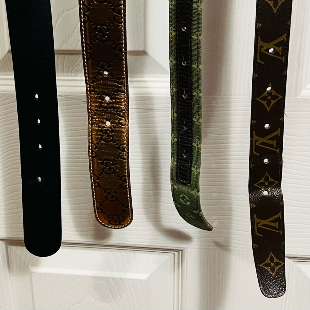 Gucci Leather Belt With G Buckle - Picture 8 of 9